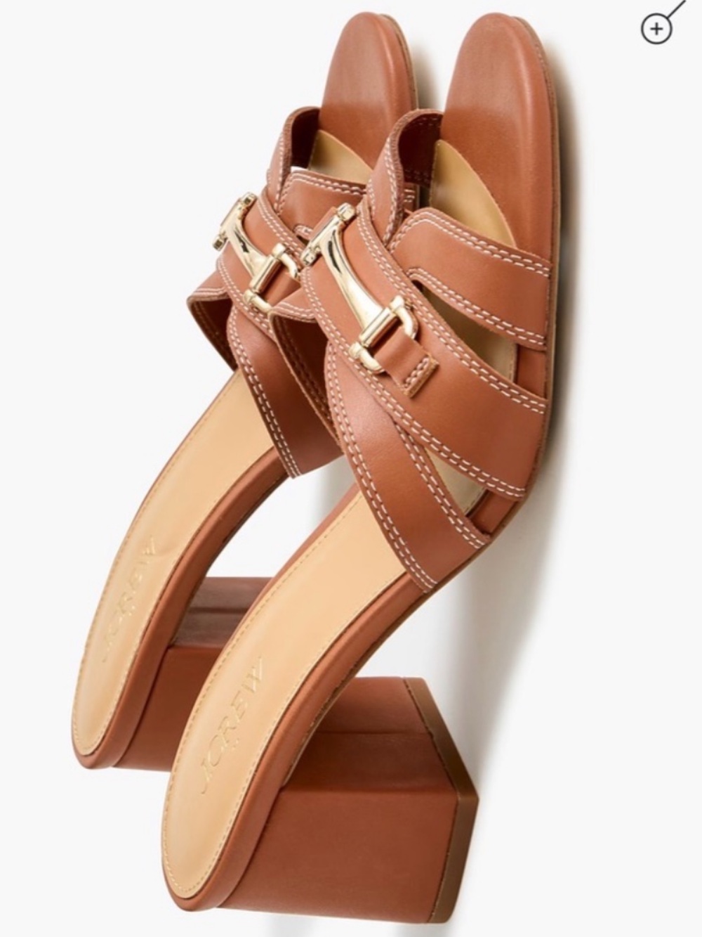 J crew Bit heeled mules 7.5